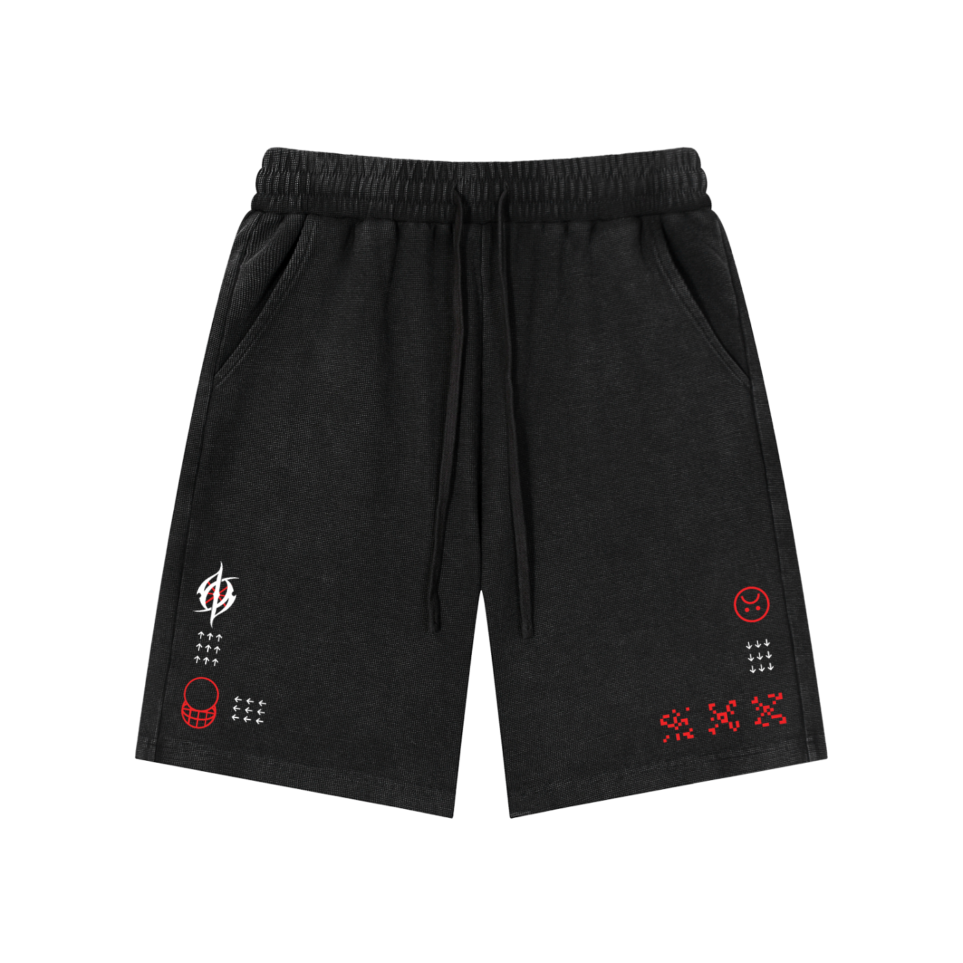 AWAKENING - Waffle Knit Shorts